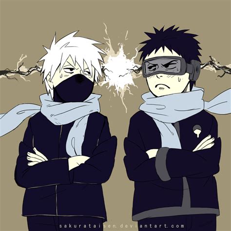 Kakashi And Obitoxd Kakashi And Obito Kakashi Hatake Kakashi