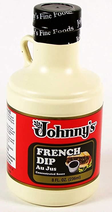 Johnny S French Dip Concentrated Au Jus Sauce 8 Ounce Jugs Pack Of 3 Grocery