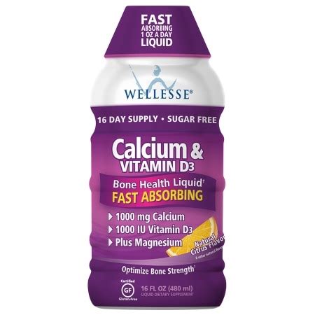 Impact of calcium and vitamin d insufficiencies on serum parathyroid hormone and bone mineral density: Wellesse Calcium & Vitamin D3 Liquid Dietary Supplement ...