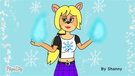 Commission Jazz Bandicoot Ice Power  By Potoroogirl95 On Deviantart