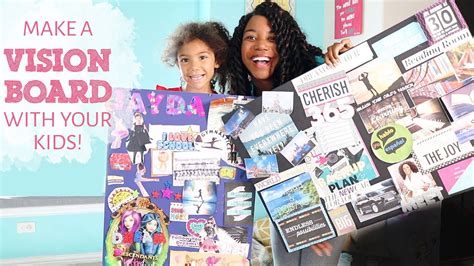 How To Make A Vision Board With Kids Vlog 31 Youtube