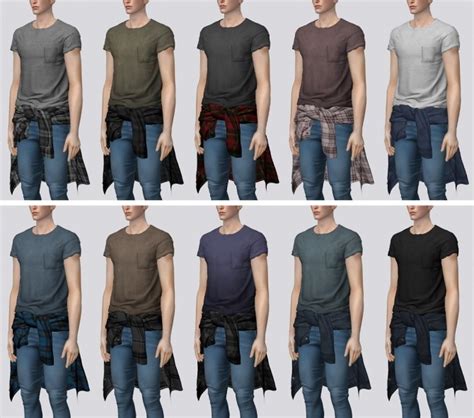 Shirt Tied Around Waist Top V2 At Darte77 Sims 4 Updates