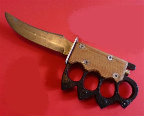 Weaponcollectors Knuckle Duster And Weapon Blog Wood Grip Trench
