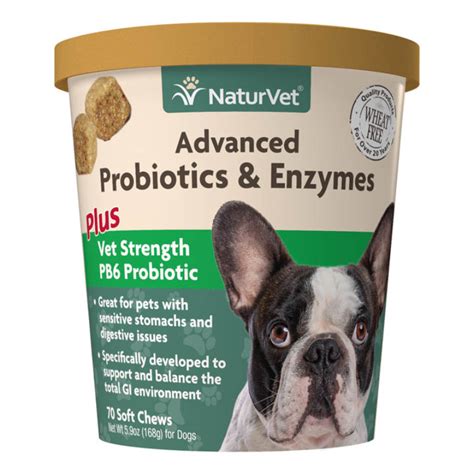 What is a good probiotic for my dog? NaturVet Advanced Probiotics & Enzymes +Vet Strength PB6 ...