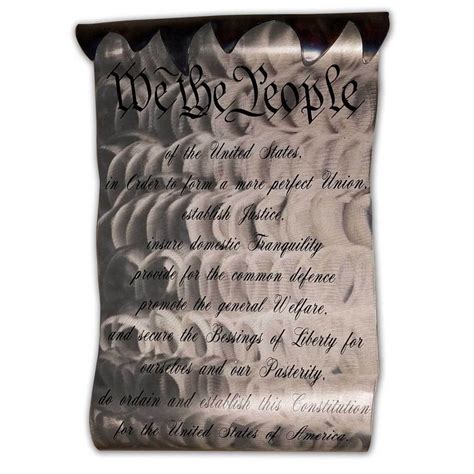We The People 12x26 A Metal Proclamation