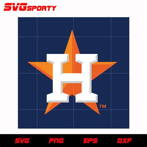 Houston Astros Baseball 2 Svg Mlb Svg Eps Dxf Png Digital File Fo