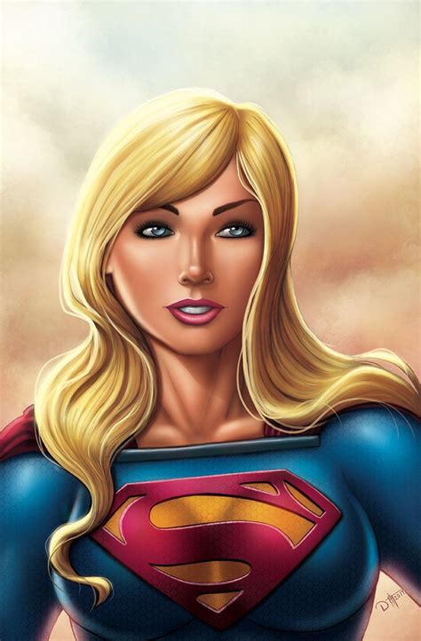 Supergirl Commission Color Version By David On