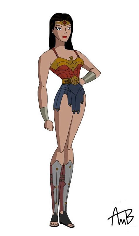 Dcau Wonder Woman Redesign By Alex Brownstone On Deviantart