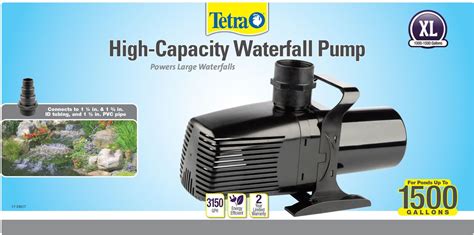 Tetra Pond Waterfall Pump 3600 Gph Emirtar