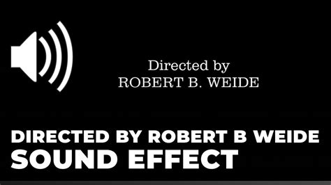 Directed By Robert B Weide Sound Effect Download Mp3