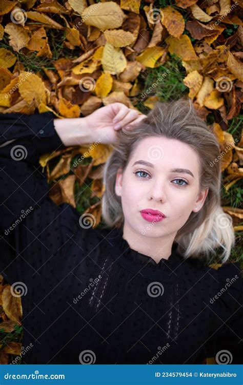 White Young European Woman Portrait Stock Photo Image Of Female