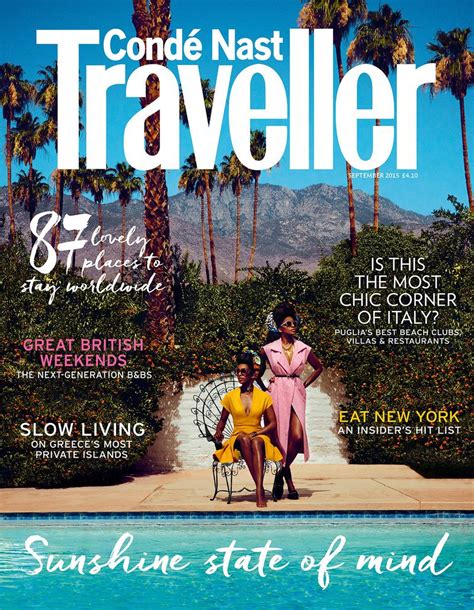Conde Nast Traveler September 2015 Cover Conde Nast Traveller Uk