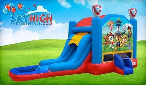 Usa Paw Patrol Combo Bounce House Sky High Party Rentals