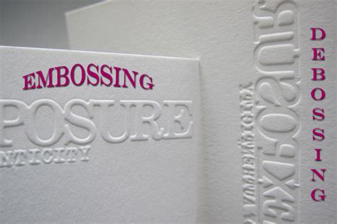 Veesham Printing Press Embossing Vs Debossing Whats The Difference
