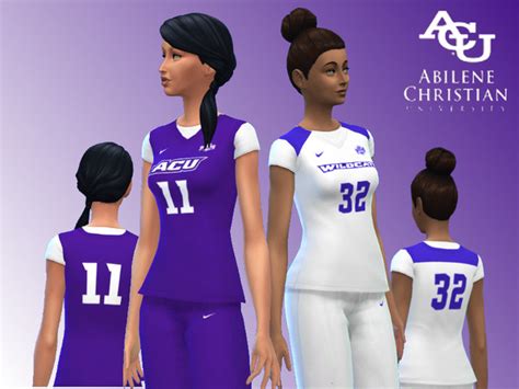 The Sims Resource Acu Womens Basketball Jerseys