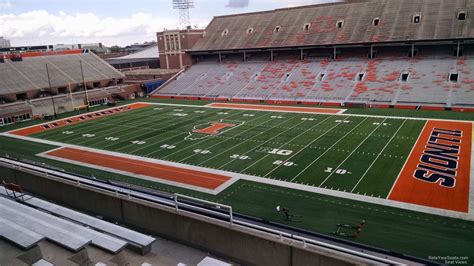 Illinois Memorial Stadium Seating Chart With Rows Elcho Table