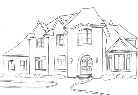House Sketch Drawing Online Sketch Drawing Idea
