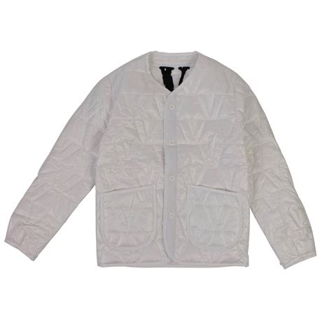 Vlone Vlone Quilted Jacket White Grailed