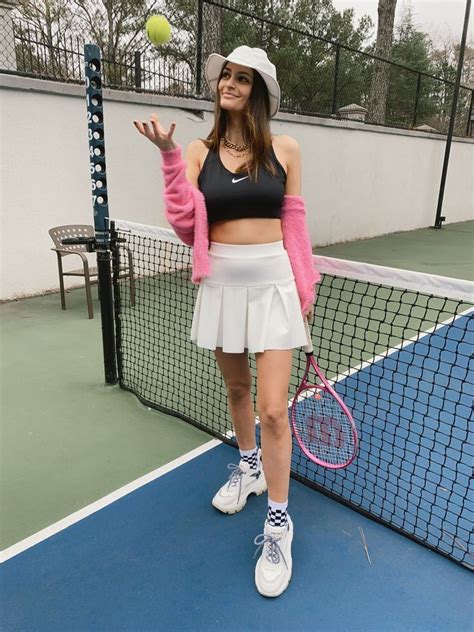pin by 𝚣𝚘𝚎 on sports tennis clothes white tennis skirt tennis skirt outfit