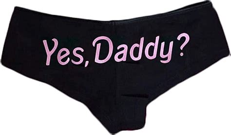 Buy Women Yes Daddy Panties Sexy Booty Naughty Briefs Panties Underwear