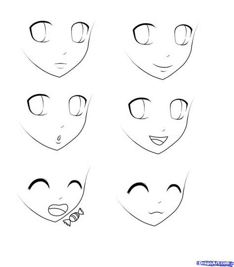 Learn how to draw eyes in this easy to follow step by step art tutorial that's perfect for beginners. Basic expressions for the average (and kawaii!) anime face. | Drawing anime bodies, Anime ...