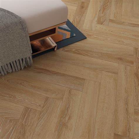 Honey Oak Herringbone 5mm Spc Lvt Heavy Duty 05 Wear Layer Click