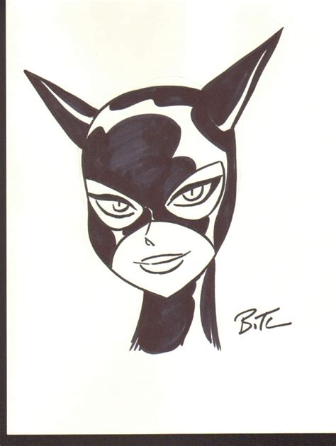 Bruce Timm Catwoman In Chad Garretts Timm Bruce Comic Art Gallery Room
