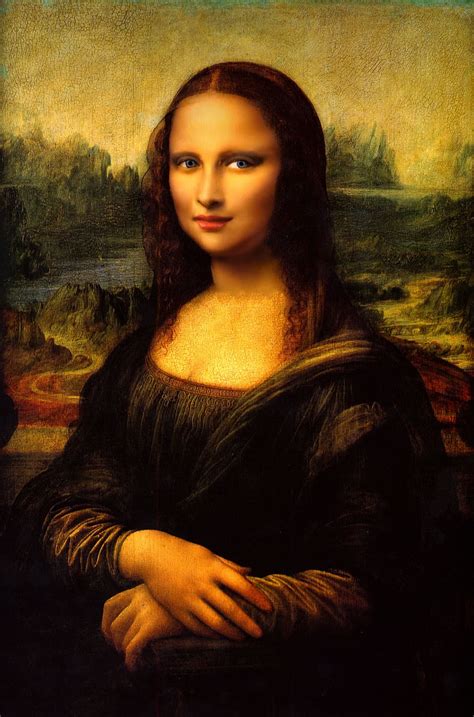 Mona Lisa Makeup Leonardo Da Vinci Young Adult Beautiful Woman One