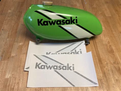 Kawasaki Kx125 1974 1975 Tank Decals Vintage Motor Company