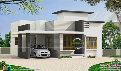 Small Budget Flat Roof House Kerala Home Design And Floor Plans