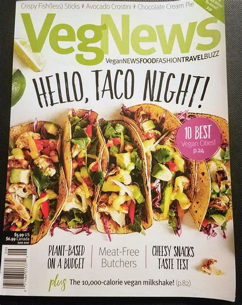 Vegnews Magazine Vegan News Food Planet Travel Buzz Vegetarian