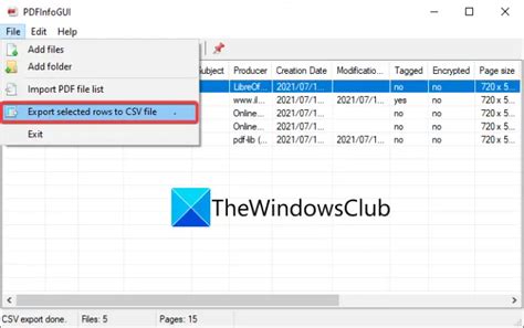How To Extract And Save Pdf Metadata In Windows 1110