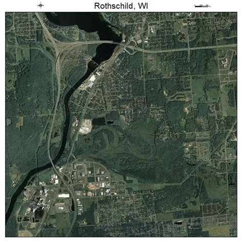 Aerial Photography Map Of Rothschild Wi Wisconsin