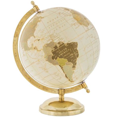 Cream And Gold Globe With Stand Hobby Lobby 1473198 Gold Globe