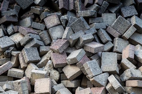 Pile Of Stones As Building Material Stock Image Image Of Rocks