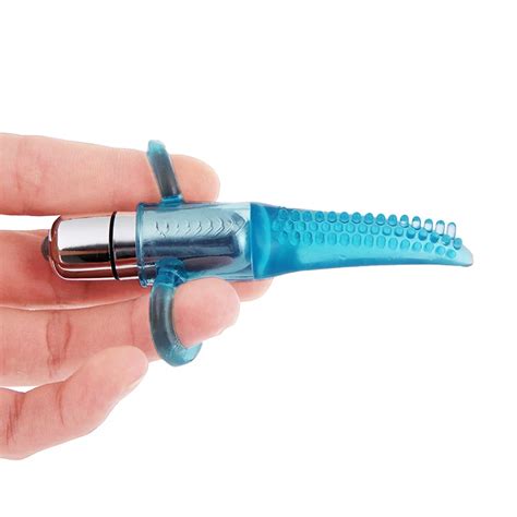 Finger Vibrators Clitoris Stimulation Particles Tongue Brush Sex