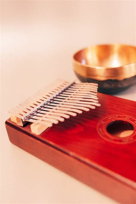 Folk Music Instrument Kalimba Stock Image Image Of Playing Musical