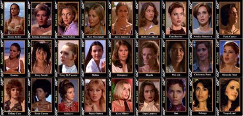 james bond girls movie trading cards series 1 007 solitaire honey pussy galore ebay