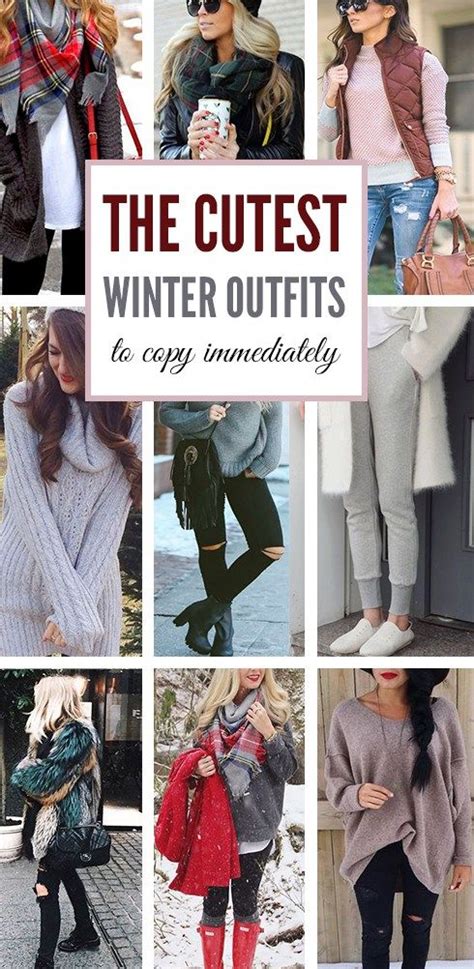 These Cute Winter Outfits Are So Adorable Cute Winter Outfits Layering Outfits Winter Outfits