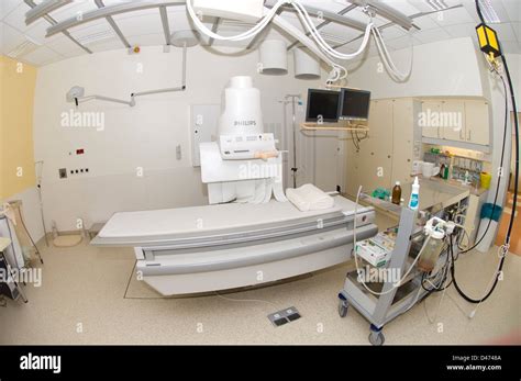 A hospital theatre specially equiped to perform ERCP (endoscopic