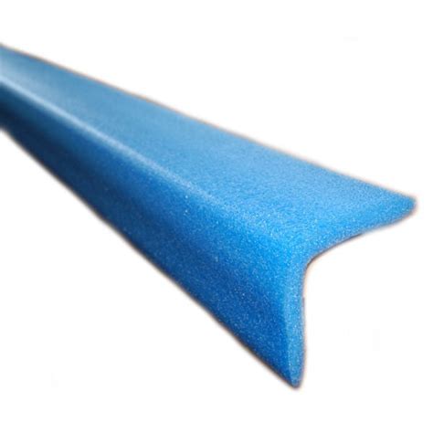 75mm L Shape Blue Foam Edge Protectors Applewade