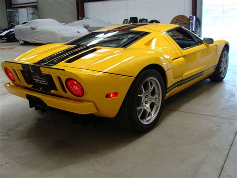 2005 Ford Gt For Sale Yellow W Black Stripes American Supercars