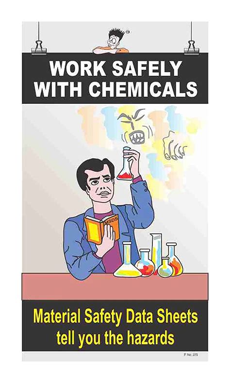 Posterkart Chemical Safety Poster Work Safe With Chemicals Cm X The