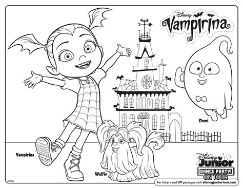 Best Ideas For Coloring Vampirina Printable Coloring Page My Xxx Hot Girl