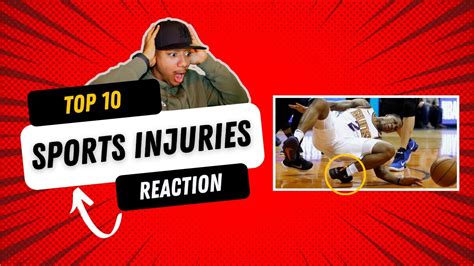 Top 10 Worst Sports Injuries Caught On Camera Reaction Youtube
