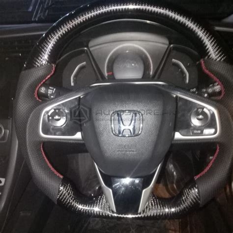 Honda Civic Carbon Fiber Steering Wheel 2016 2021