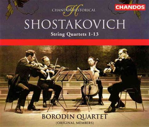 Shostakovich Borodin Quartet Original Members String Quartets 1