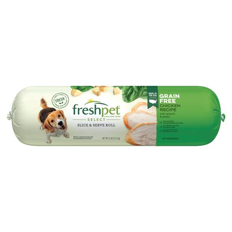 Freshpet Healthy And Natural Fresh Grain Free Chicken Dog Food Roll 5 Lb