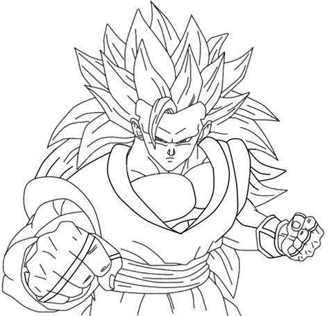 Coloring pages for dragon ball z are available below. Dbz Gohan Ss3 - Free Coloring Pages