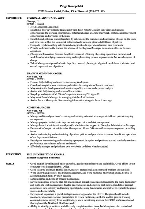 Administrative job resume magdalene project org. Administrative Manager Resume Sample